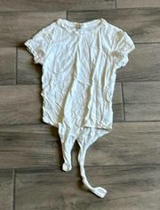 Re/done white t-shirt bodysuit