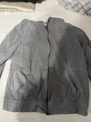 Gray Zip Up Hoodie