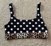 PINK Reversible ULTIMATE Polka Dot Cheetah Sports Bra