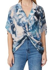 Rent the Runway Fifteen Twenty Tie Dye Twist Front Top