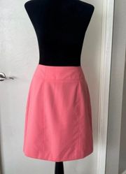 Womens Lined A Line Skirt Pink Knee Lenght Size 12