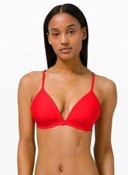 Lululemon Waterside Swim Top A/B True Red Size 4 Pool Beach