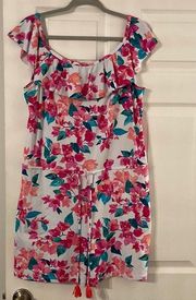 Tommy Bahama Romper size L excellent condition length 30” inseam 4” bust 38”