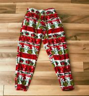 The Grinch  Women Fleece Pajama Pants Size Small