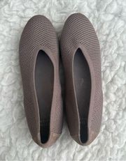 Eileen Fisher Seam Stretch Knit Ballet Slip-on Flats Size 10