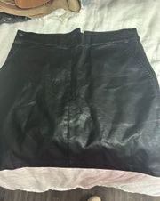 Leather Skirt