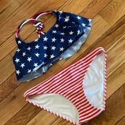 California Waves 2 piece swimsuit size xs