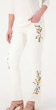 Driftwood Kelly Bootcut Embroidered Jeans Sunny Garden