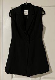 DO+BE Black Overlay Blazer Romper