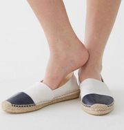 J. Crew Limited-edition Marie Marot X J.Crew espadrilles in cotton and leather