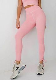 Pink Ruched Leggings 