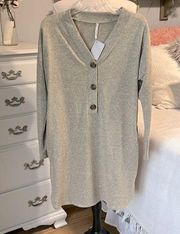 My Story Dress Comfy Long Sleeve Shift Womens Small