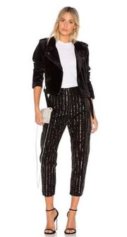 Revolve Endless Rose Sequin Velvet Pants Trousers