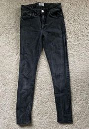 ACNE studios skin 5 Lacey black skinny jeans