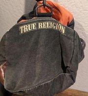 True Religion Messenger Crossbody Shoulder Adjustable Strap Bag