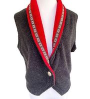 Pacific&Co 90’s Style County Clothing  Fleece Western Style Vest M NWT