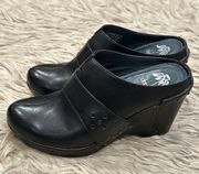 Dansko heeled wedge clogs size 36 (US 6)