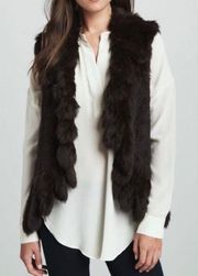 Black Fur Vest