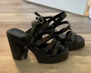 Black Platform Heels