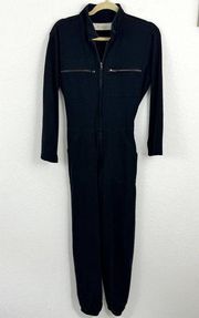 Jen's Pirate Booty Women's Station Suit Cotton Jumpsuit Jogger Black Size XS