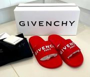 Givenchy Logo Slide Sandals