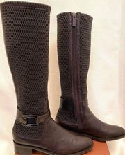 Aquatalia RARE stretch leather riding boots size 6