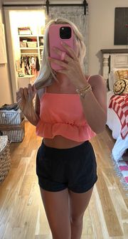 Coral Boutique Crop Top