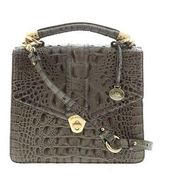 NWT Brahmin Olivia Rose in Misty Smoke Lady Melbourne Leather Purse