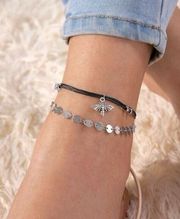 Bee 🐝 charm anklet 💫​​​​​​​​​​​​​​​