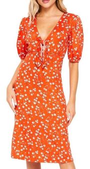 NWT  Ditsy Flower Key Hole Dress