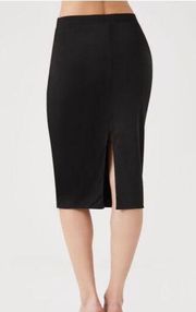 NWT Forever 21 Stretch Knit Pencil Skirt with Split Hem