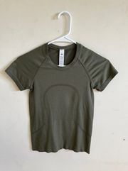 Swiftly Tech Short Sleeve Race Length Size 2, Army Green