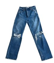 Abercrombie & Fitch The 90s Straight Ultra Hise Rise Jeans