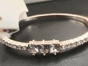 Tahari Square & Pave Crystals bangle Bracelet