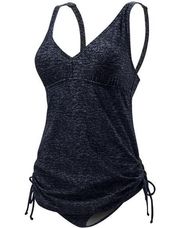 TYR DuraFast Elite MANTRA VNeck Sheath 1pc Swimsuit Black - Size 8 - $90