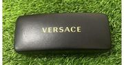 Versace Hard Eyeglasses Sunglasses Case Black | Gold embossed Letters | Preowned