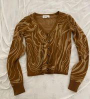 Heartloom Revolve Tan Sweater Cardigan