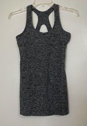 BEYOND YOGA gray space dye workout tank top unpadded size XS