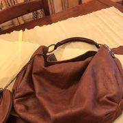 Ellen Tracy hobo bag cow leather