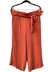 Torrid Wide Leg Gauze Crop Pants