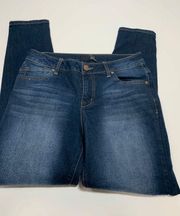 1822 Denim Women's Jeans Skinny Ankle Mid-Rise Slim Fit Dark Blue Wash Size 4/27