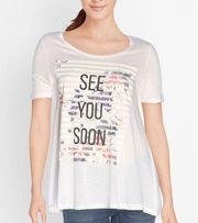 NWOT SEE YOU SOON Graphic Tee