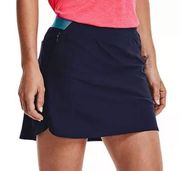 Under Armour Links Knit Navy Blue Pull-On Golf Skort Size M