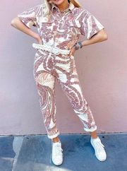 Mari Printed Jumpsuit