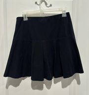 Lands End Black Skirt w/Built in Shorts, Sz XL