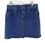 J. Crew Factory Denim Mini Skirt Jean Size 10 EUC T2829