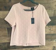 Blush dot top