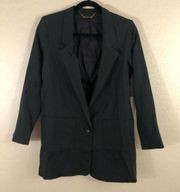 Capulet one button blazer Black M