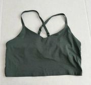 Offline by Aerie Women’s Olive Green Real Me Recharge Least Support Bra Large