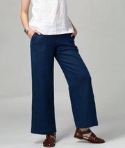 1. State Linen Ankle Pants - /Navy